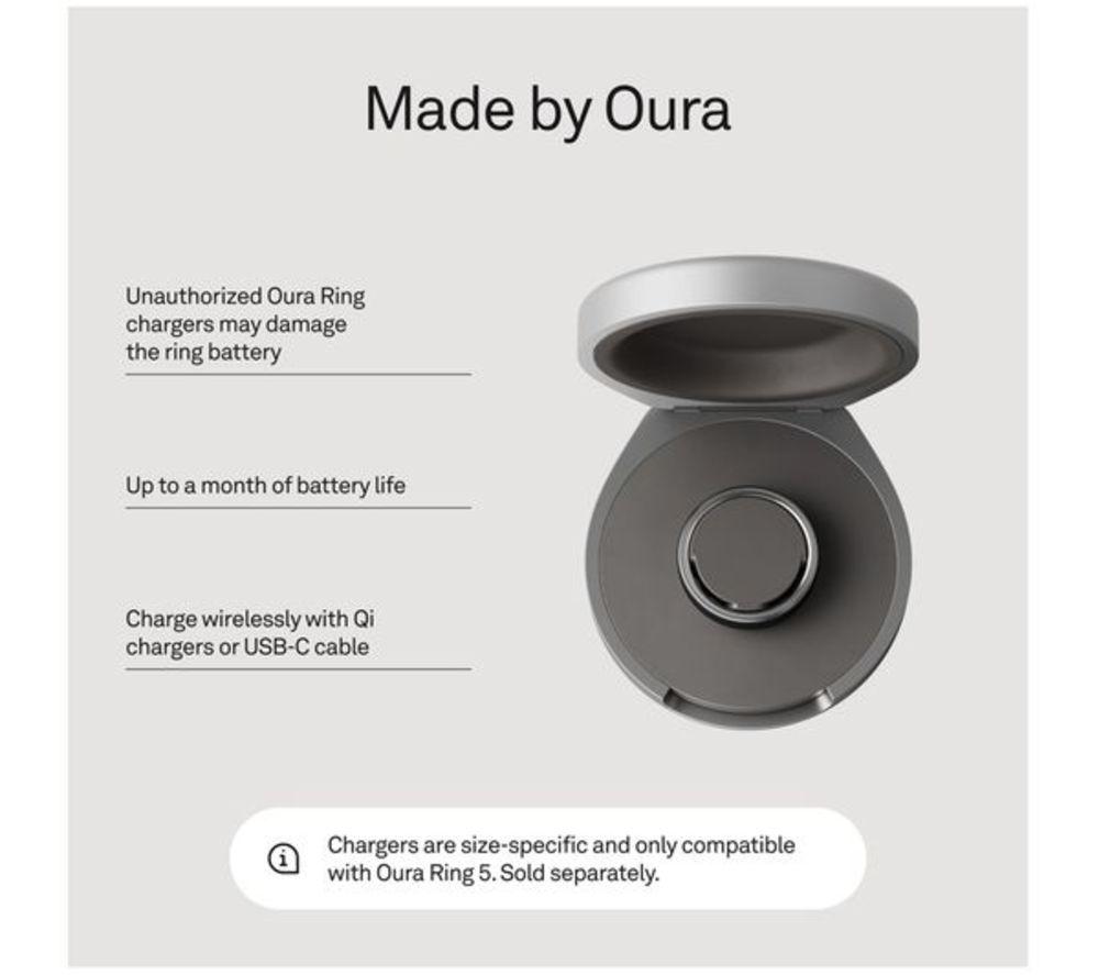 OURA Ring 5 Wireless Charging Case - Size 11 image number 3 of 6
