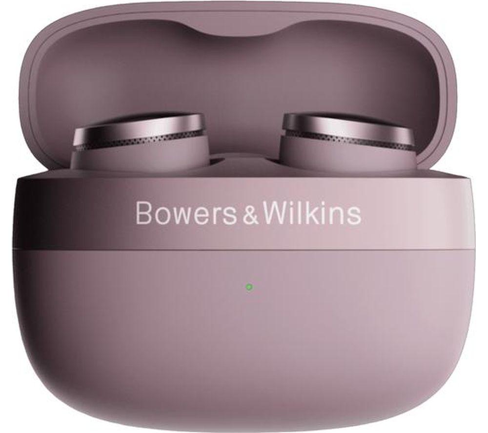 BOWERS&WILKINS Pi8 Wireless Bluetooth Noise-Cancelling Earbuds - Pale Mauve image number 3 of 3