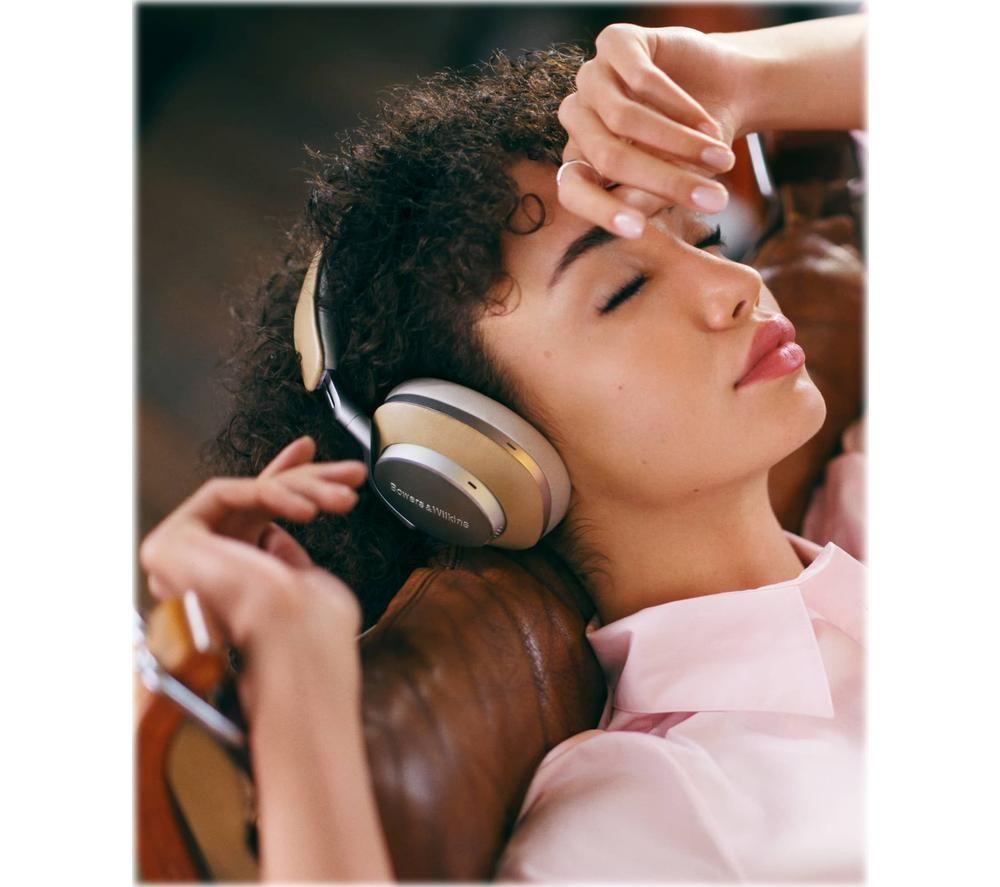 BOWERS&WILKINS Px8 Wireless Bluetooth Noise-Cancelling Headphones - Tan image number 4 of 4
