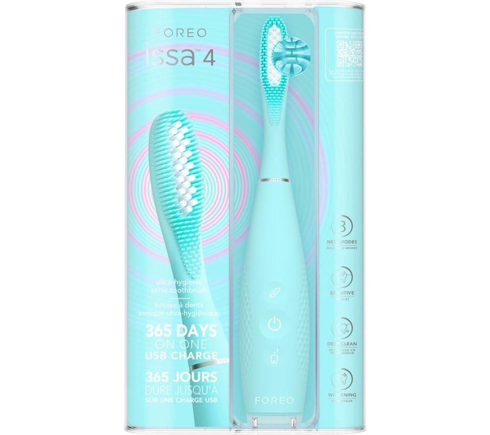 FOREO ISSA 4 Electric Toothbrush - Arctic Blue image number 2 of 4