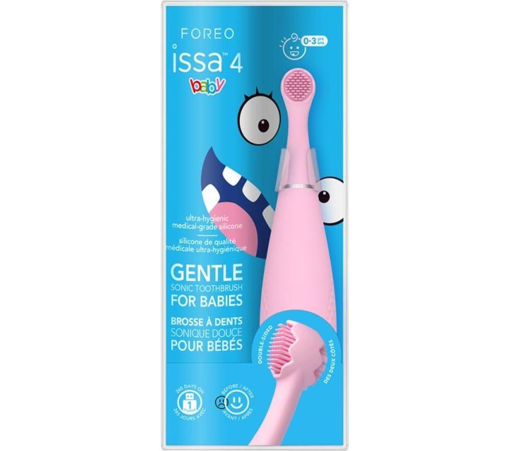 FOREO ISSA 4 Baby Electric Toothbrush - Pearl Pink image number 2 of 3
