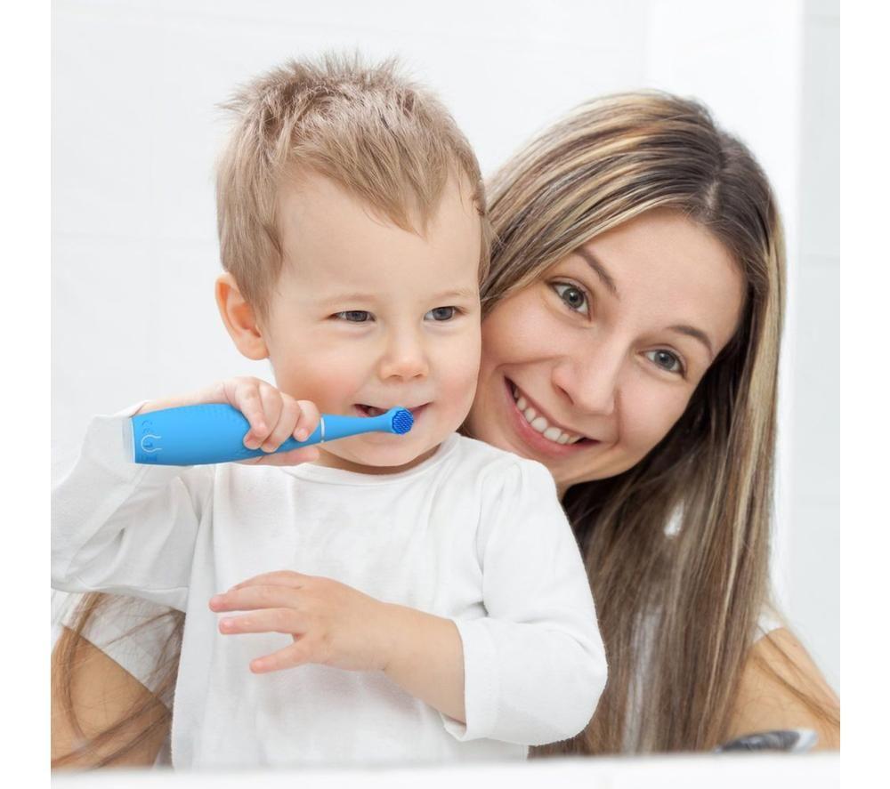 FOREO ISSA 4 Baby Electric Toothbrush - Bubble Blue image number 2 of 5