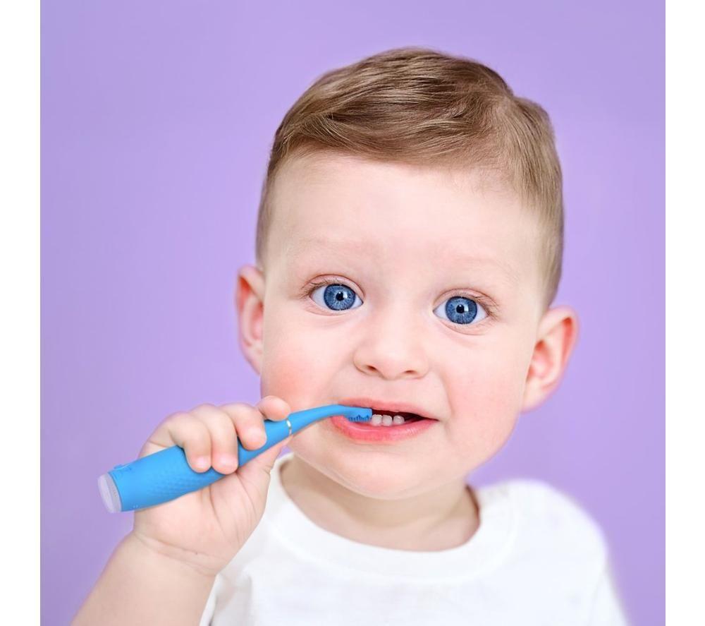 FOREO ISSA 4 Baby Electric Toothbrush - Bubble Blue image number 3 of 5