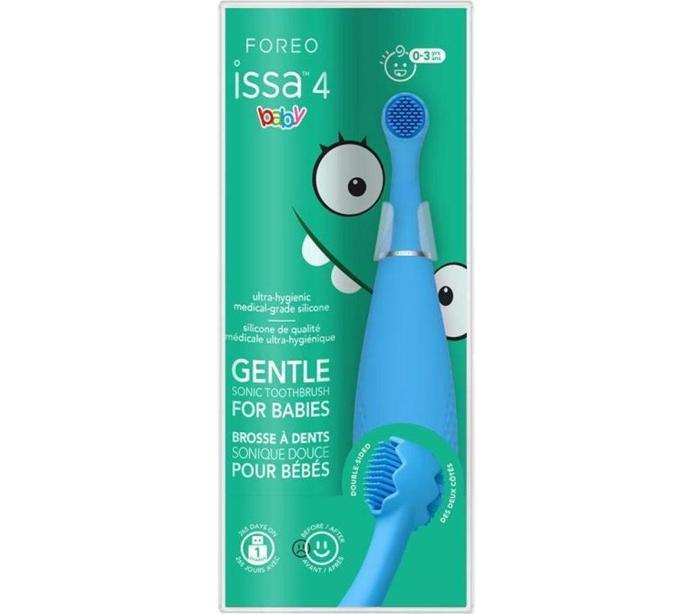 FOREO ISSA 4 Baby Electric Toothbrush - Bubble Blue image number 4 of 5
