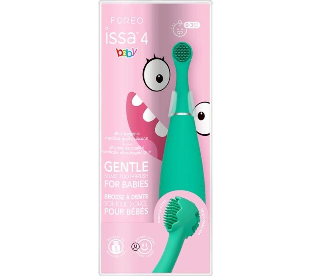 FOREO ISSA 4 Baby Electric Toothbrush - Kiwi Green image number 2 of 3