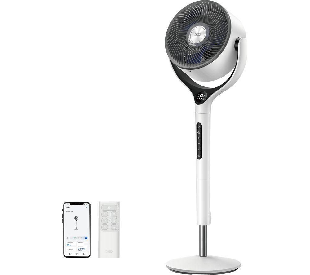 Dreo Turbopoly 565S Smart Pedestal Fan - White, White
