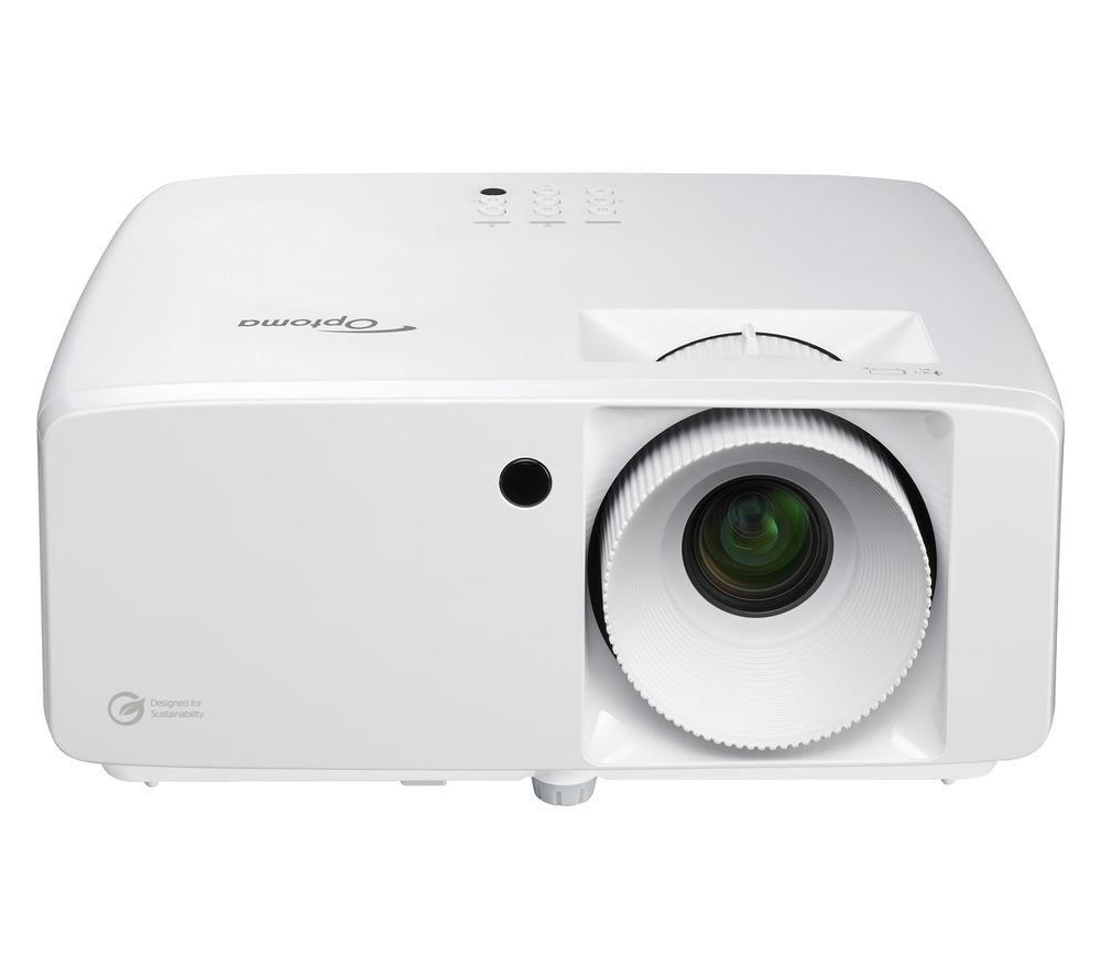 OPTOMA HZ151X Long Throw Full HD Home Cinema Projector - White image number 9 of 12
