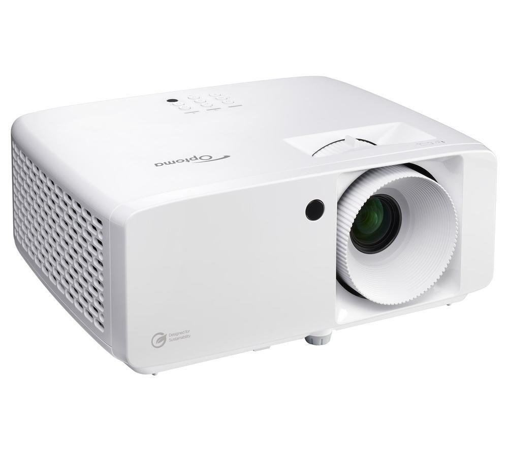 OPTOMA HZ151X Long Throw Full HD Home Cinema Projector - White image number 10 of 12
