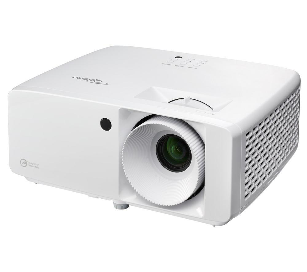 OPTOMA HZ151X Long Throw Full HD Home Cinema Projector - White image number 11 of 12