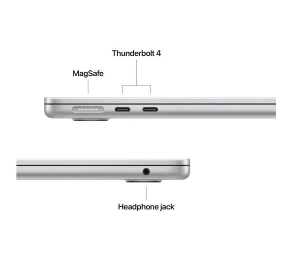 APPLE Refurbished MacBook Air 13.6" (2026) - M5, 1 TB SSD, RAM 24 GB, Silver (Excellent Condition) image number 5 of 6