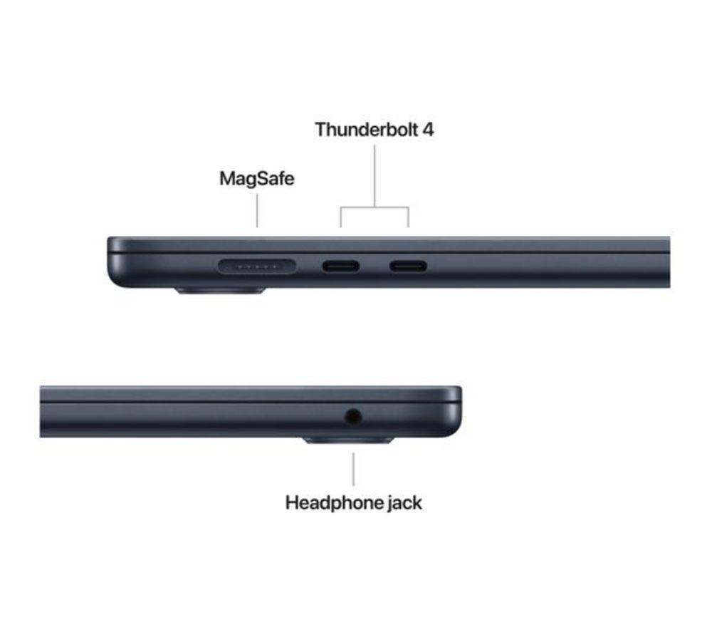 APPLE Refurbished MacBook Air 15" (2026) - M5, 512 GB SSD, RAM 16 GB, Midnight (Excellent Condition) image number 6 of 10