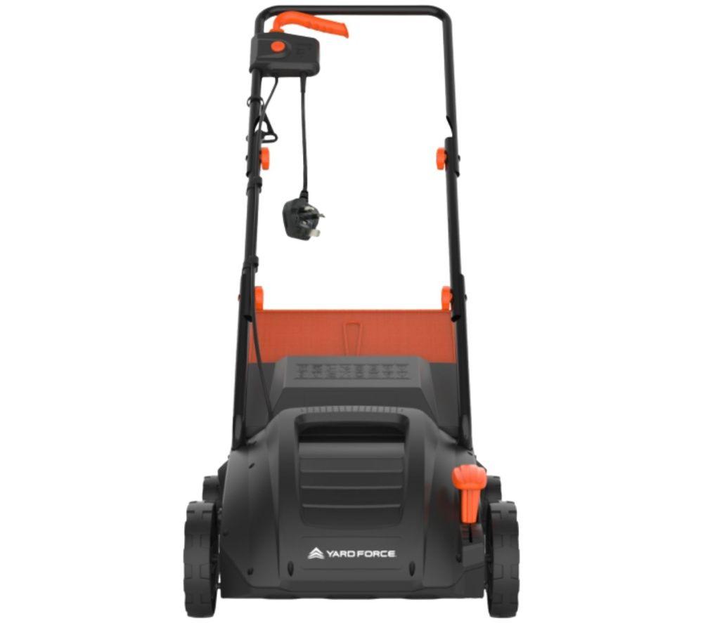 YARD FORCE 1500 W 2-in-1 Corded Lawn Scarifier and Aerator - Orange & Black image number 5 of 5