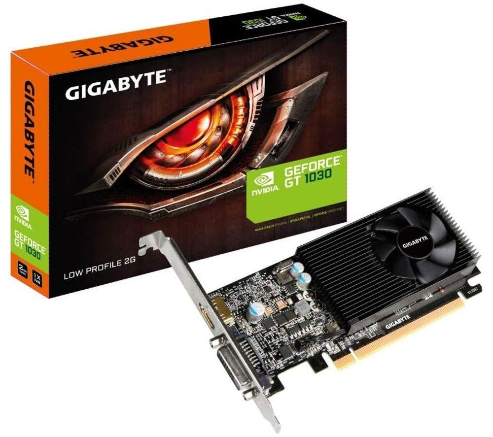 GIGABYTE GeForce GT 1030 2 GB Low Profile D4 Graphics Card image number 2 of 4