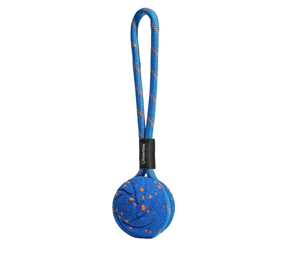 Cheerble Wicked Ball Air Rope Pet Toy - Blue