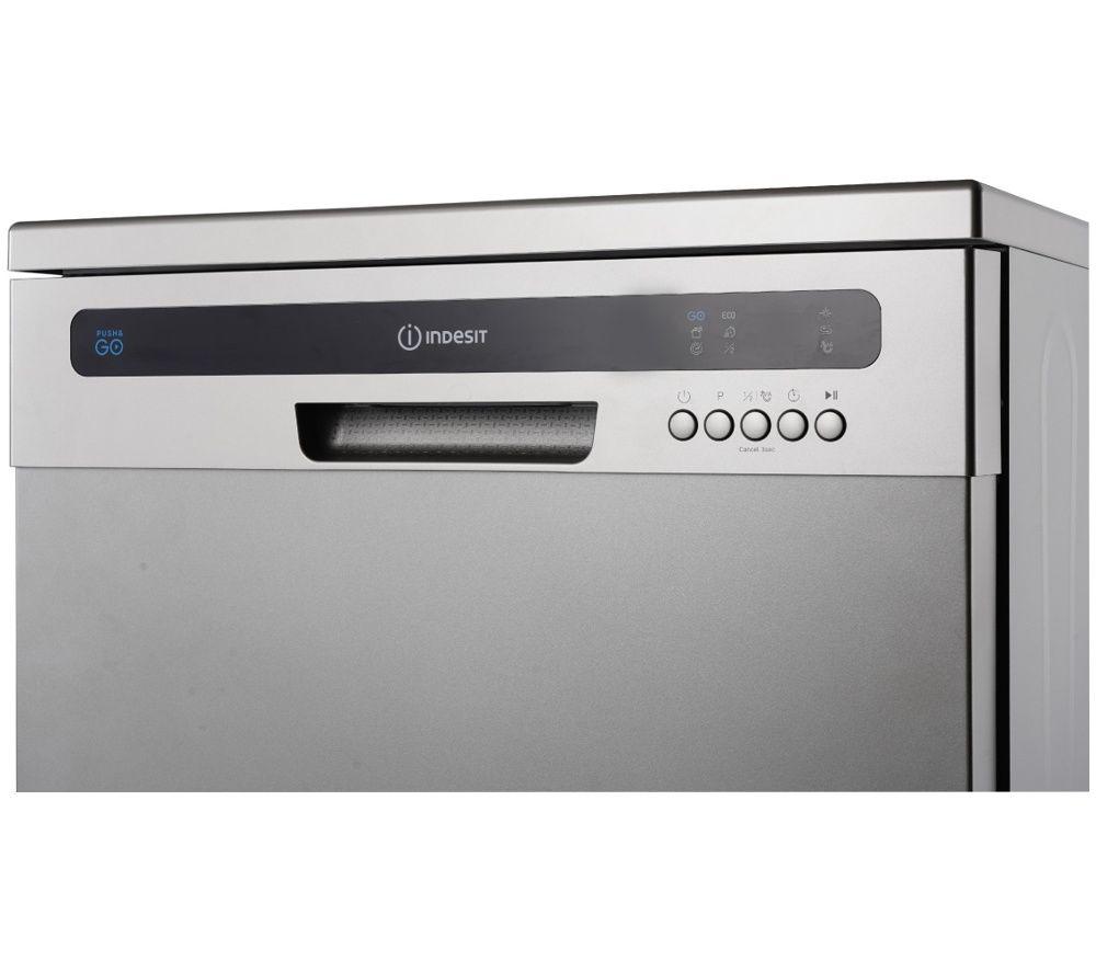 INDESIT Push&Go IN2FE13CNO7SUK Full-size Dishwasher - Silver image number 5 of 5