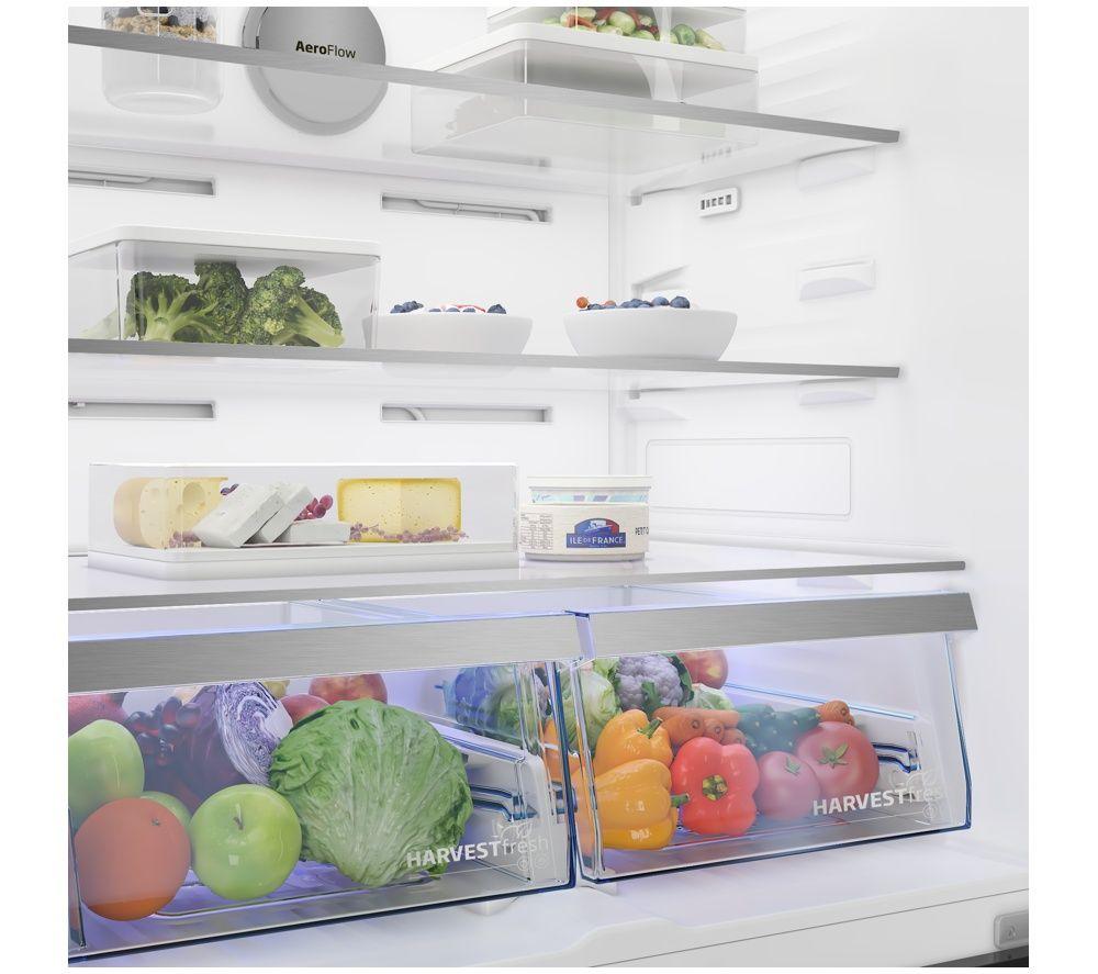 BEKO HarvestFresh AeroFlow GNE48510DVPZ American-Style Fridge Freezer - Black Steel image number 14 of 25