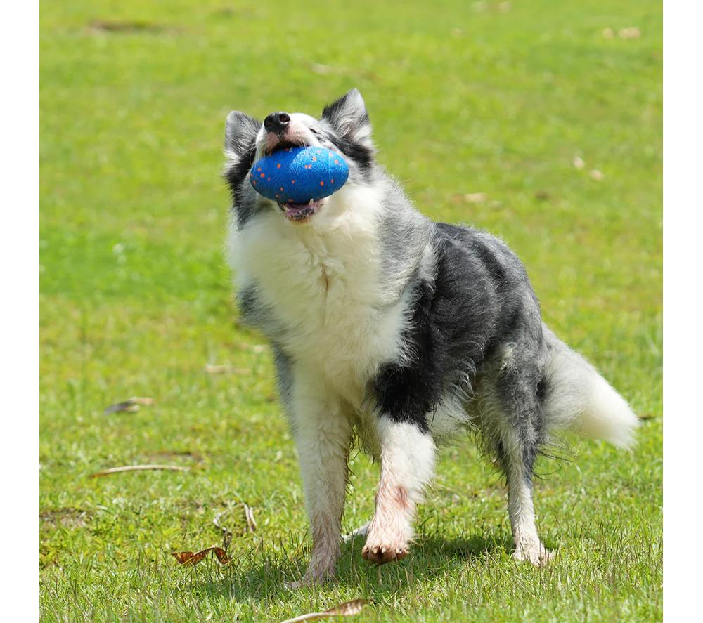 CHEERBLE Wicked Rugby Ball - Blue image number 8 of 9