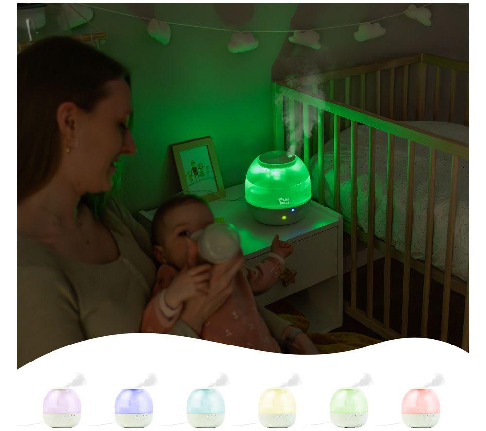 BABYMOOV B047002UK Bubble Humidifier & Nightlight - White image number 5 of 6