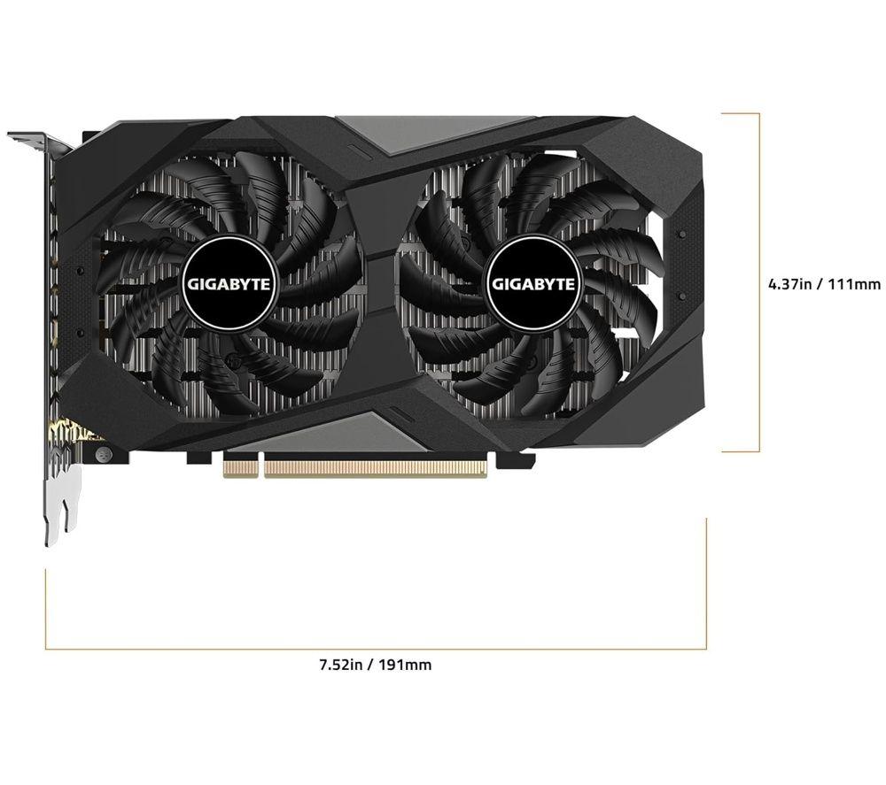 GIGABYTE GeForce RTX 3050 6 GB WINDFORCE OC V2 Graphics Card image number 4 of 6