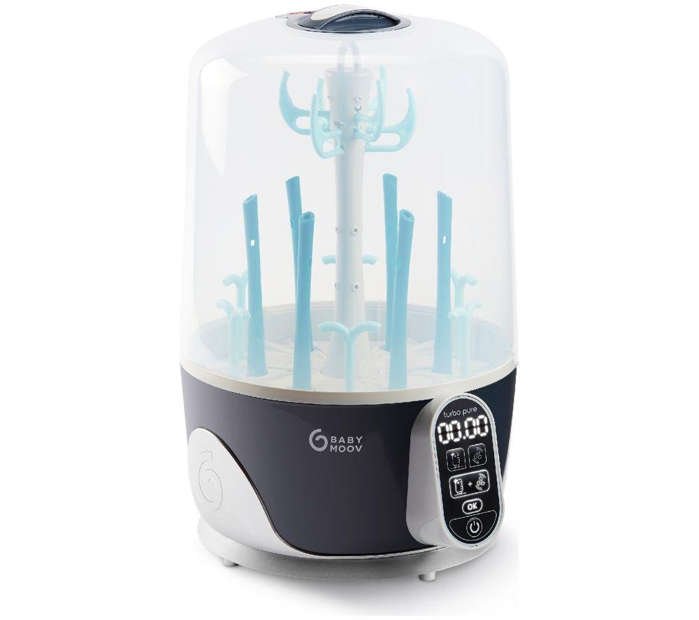 BABYMOOV Turbo Pure Sterilizer, Dryer & Storage - Dark Blue