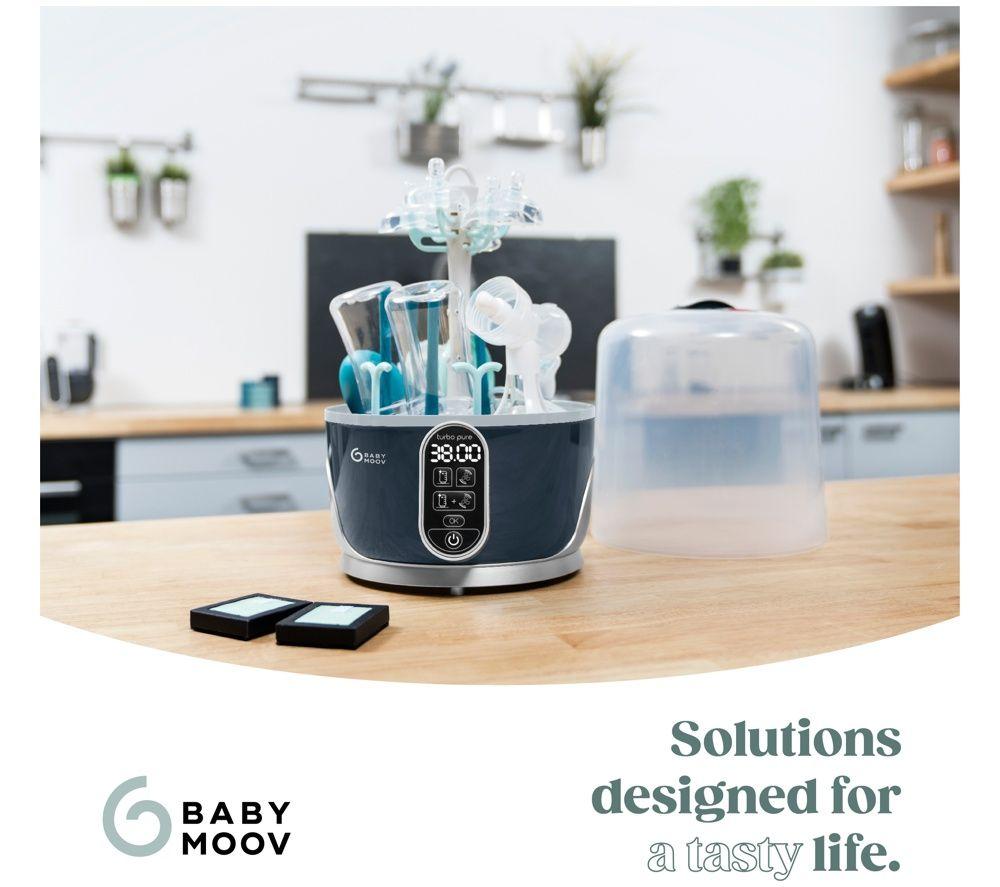 BABYMOOV Turbo Pure Sterilizer, Dryer & Storage - Dark Blue image number 6 of 6