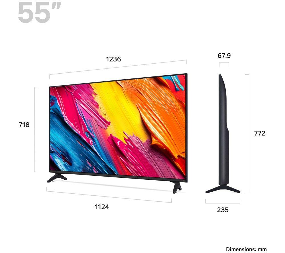 LG QNED70 55" QNED AI 4K HDR Smart TV 2025 - 55QNED70A6A image number 2 of 12