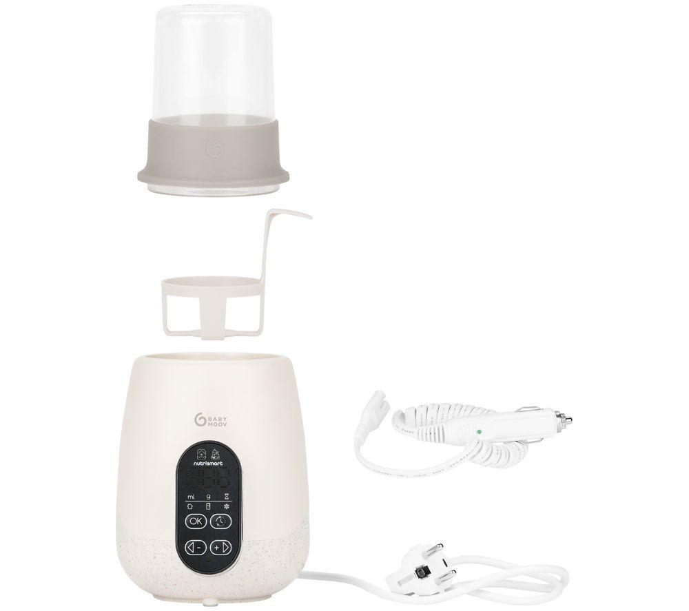 BABYMOOV NutriSmart 5 in 1 Bottle Warmer & Steriliser - White image number 2 of 5