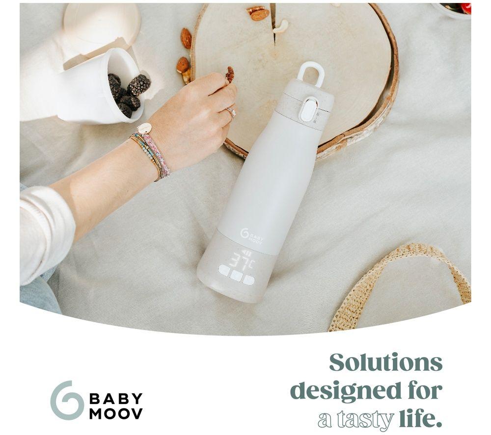 BABYMOOV Moov & Feed Rechargeable Travel Bottle Warmer - Mineral image number 3 of 5