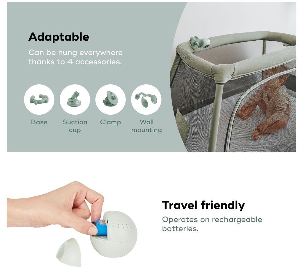 BABYMOOV Yoo Go+ 5" HD Wireless Baby Video Monitor - Green image number 3 of 6