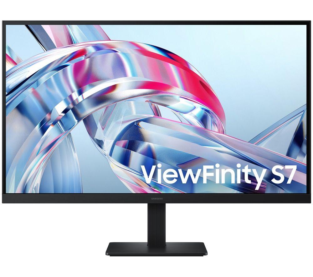 SAMSUNG ViewFinity S7 LS27H700EAUXXU 4K Ultra HD 27" IPS Monitor - Black image number 2 of 7