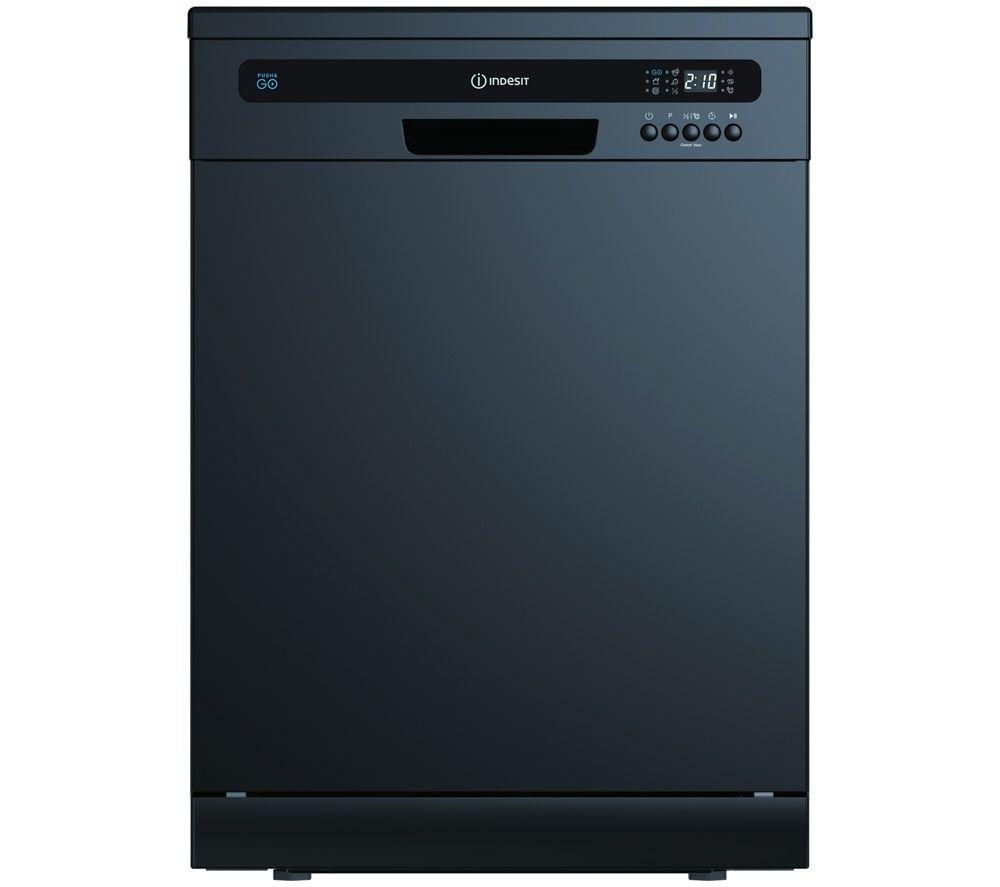 Indesit Push&Go IN2FE13CNO7BUK Full-size Dishwasher - Black