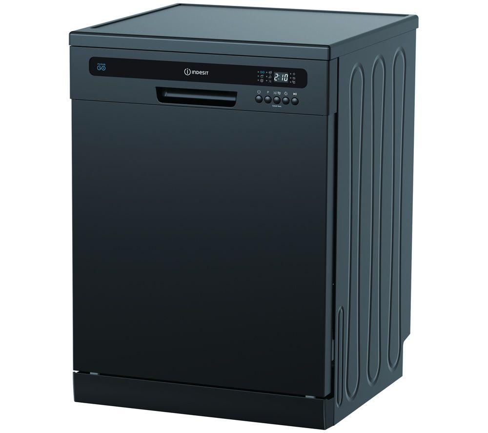 INDESIT Push&Go IN2FE13CNO7BUK Full-size Dishwasher - Black image number 2 of 4