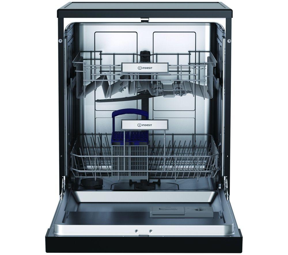 INDESIT Push&Go IN2FE13CNO7BUK Full-size Dishwasher - Black image number 4 of 4