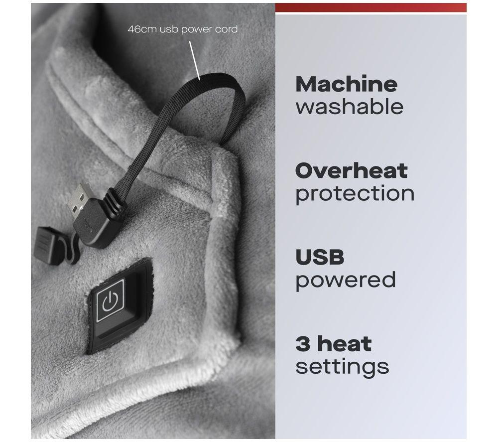 DAEWOO HEA1937GE Heated Hoodie - Grey image number 6 of 6