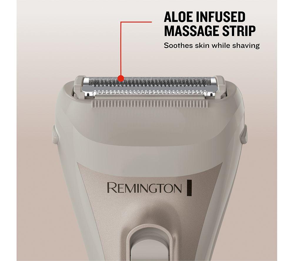 REMINGTON BareMe 3 Blade Wet & Dry Body & Bikini Foil Shaver - Stone image number 3 of 6