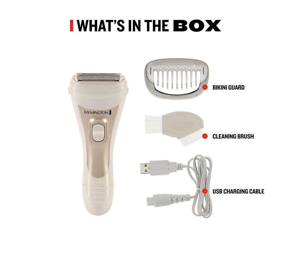 REMINGTON BareMe 3 Blade Wet & Dry Body & Bikini Foil Shaver - Stone image number 5 of 6