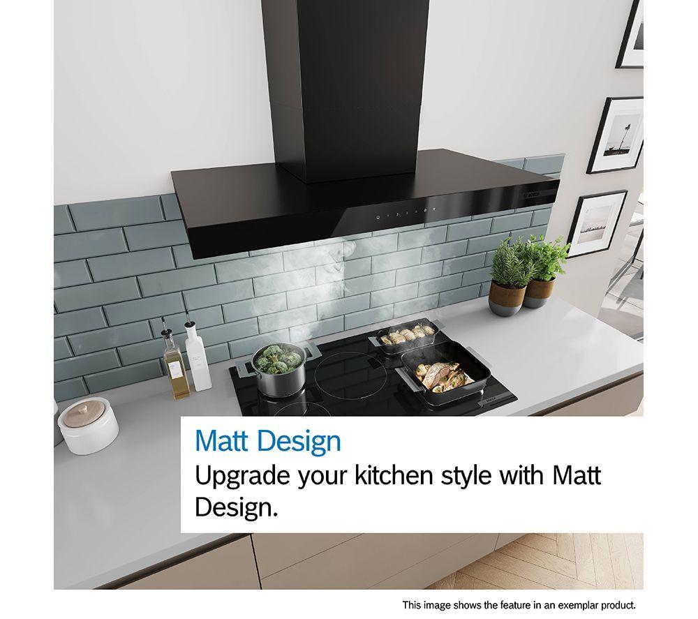 BOSCH Series 4 DWB95CC60B Chimney Cooker Hood - Black image number 8 of 15