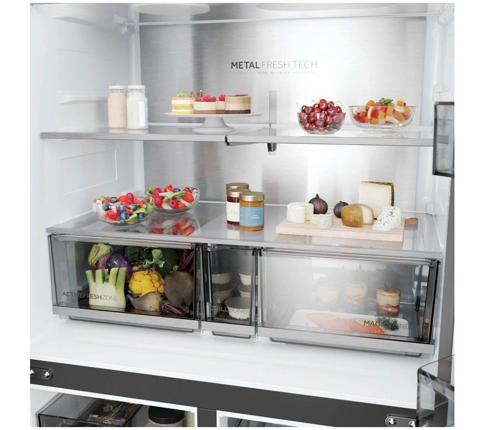 HAIER Horizon Cube 90 Series 5 HCR59F18DNMM Fridge Freezer - Inox image number 7 of 7