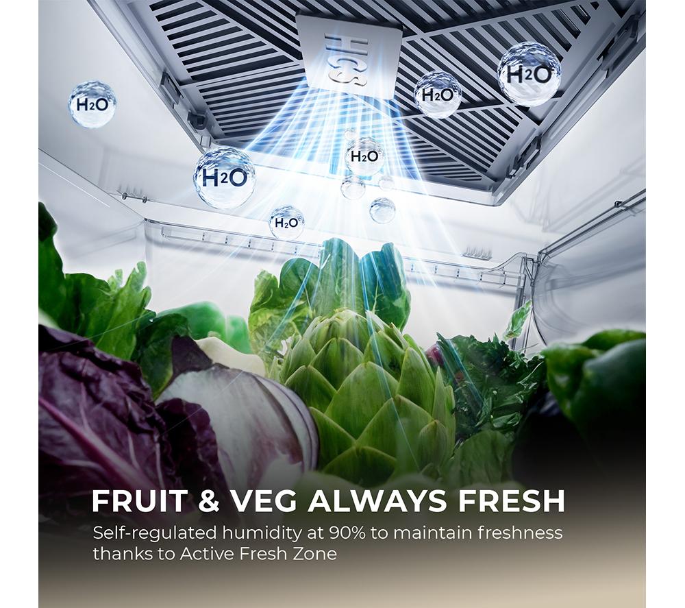 HAIER Horizon Cube 90 Series 5 HCR59F18DNMM Fridge Freezer - Inox image number 11 of 18