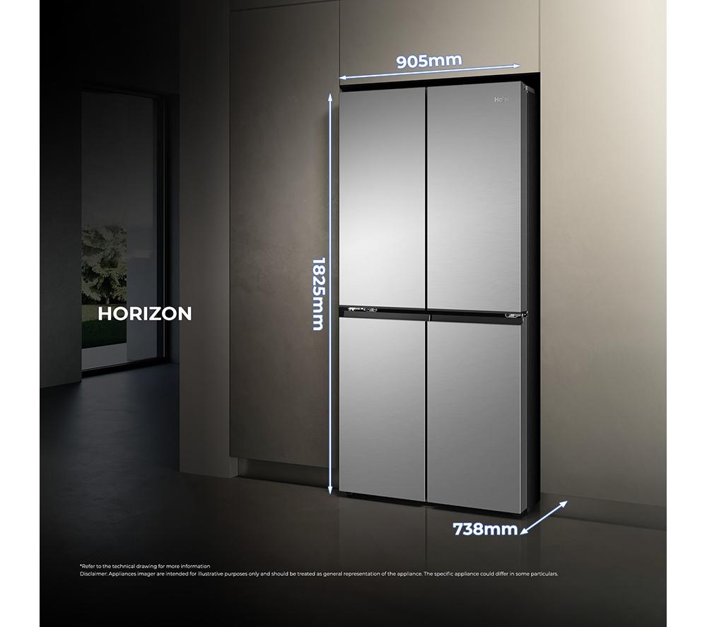 HAIER Horizon Cube 90 Series 5 HCR59F18DNMM Fridge Freezer - Inox image number 16 of 18