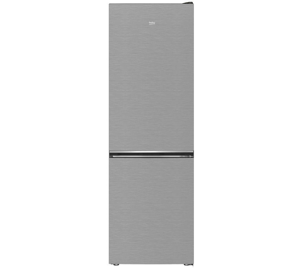 BEKO HarvestFresh AeroFlow CNA4686VPS 60/40 Fridge Freezer - Brushed Steel