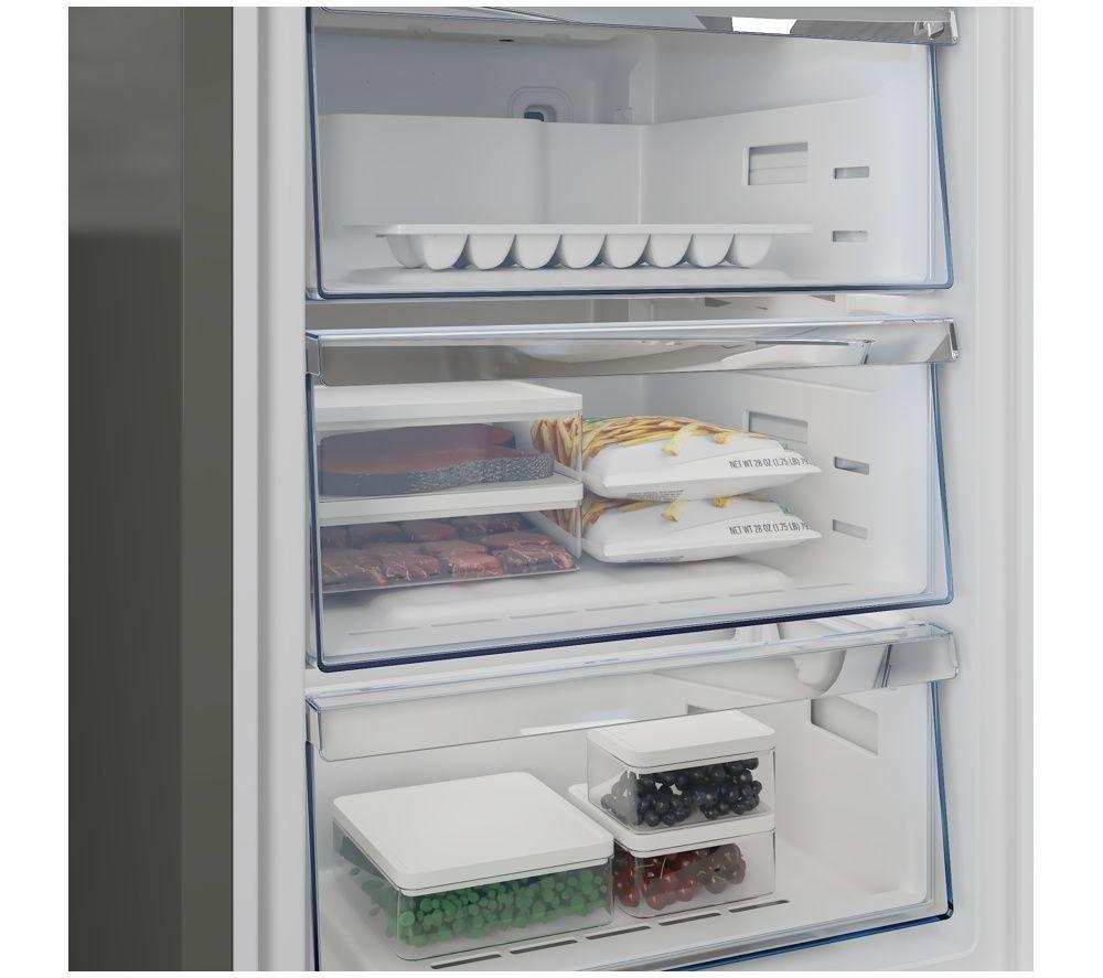 BEKO HarvestFresh AeroFlow CNA4686VPS 60/40 Fridge Freezer - Brushed Steel image number 10 of 17