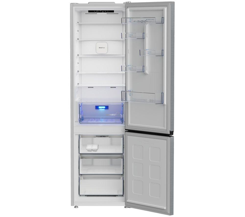 BEKO HarvestFresh AeroFlow CNA4603VPS 70/30 Fridge Freezer - Brushed Steel image number 6 of 12