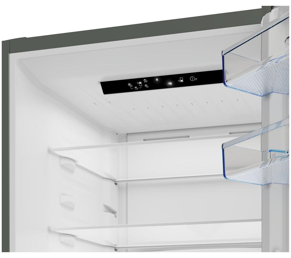 BEKO HarvestFresh AeroFlow CNA4603VPS 70/30 Fridge Freezer - Brushed Steel image number 7 of 12