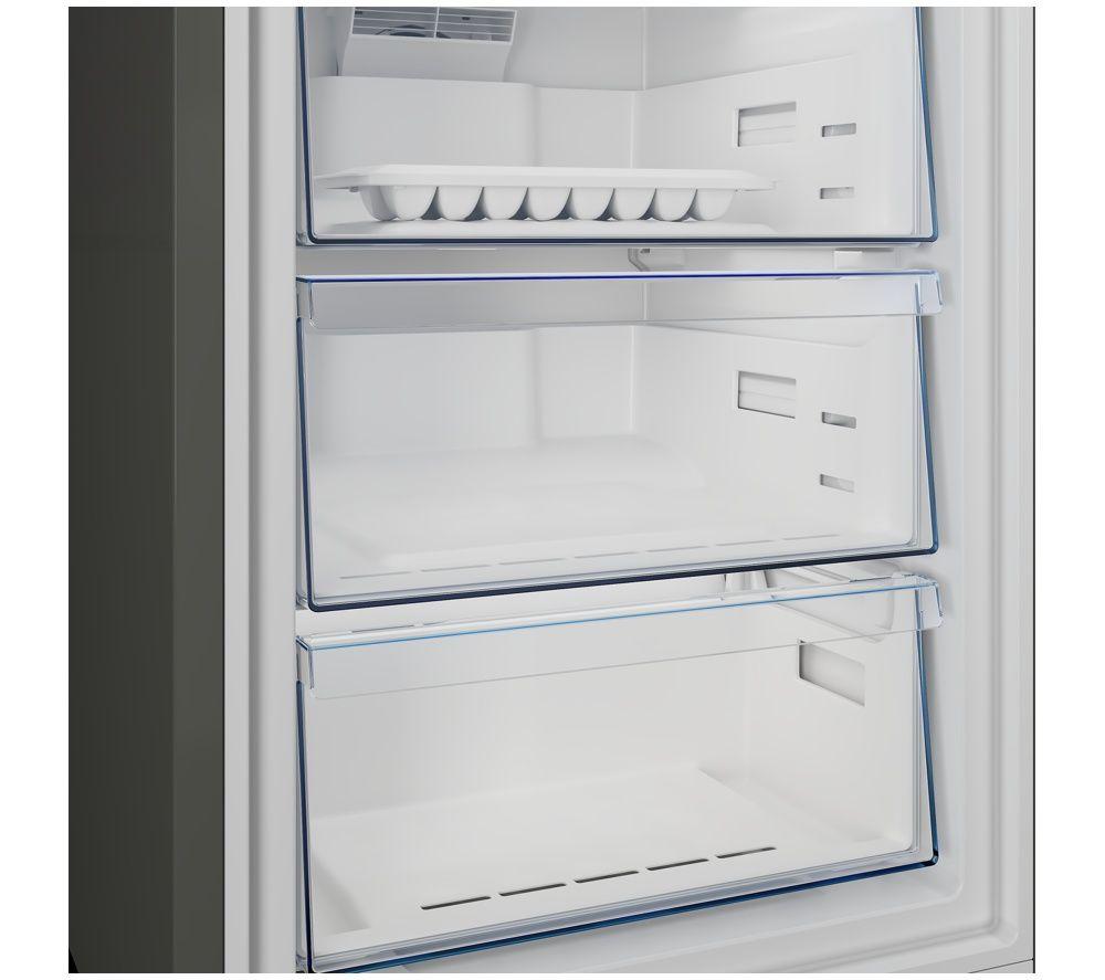 BEKO HarvestFresh AeroFlow CNA4603VPS 70/30 Fridge Freezer - Brushed Steel image number 12 of 12