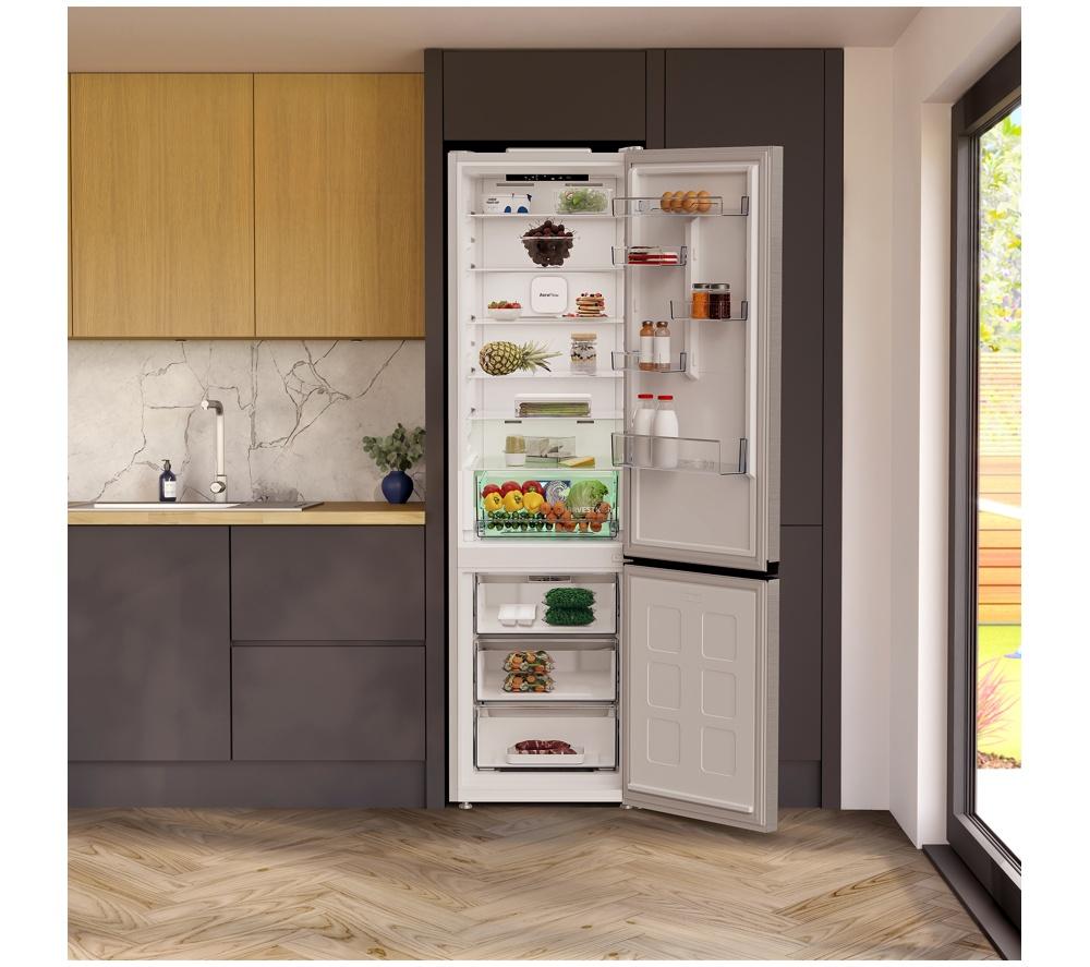 BEKO HarvestFresh AeroFlow CNA4603VPS 70/30 Fridge Freezer - Brushed Steel image number 22 of 24