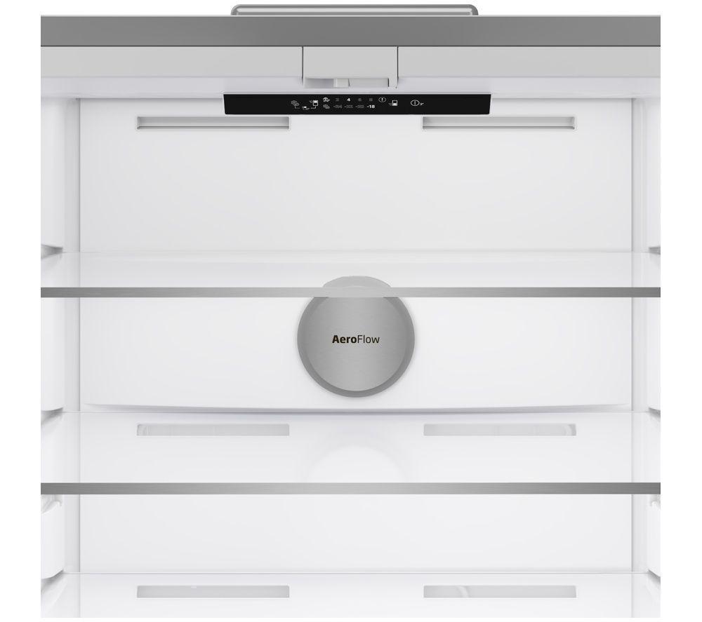 BEKO HarvestFresh AeroFlow GNE48510DVPX American-Style Fridge Freezer - Brushed Steel image number 8 of 26