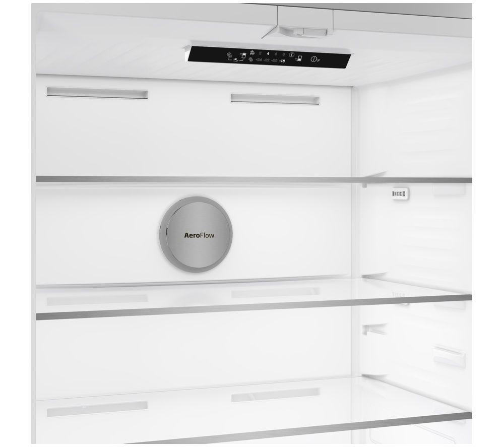BEKO HarvestFresh AeroFlow GNE48510DVPX American-Style Fridge Freezer - Brushed Steel image number 10 of 26