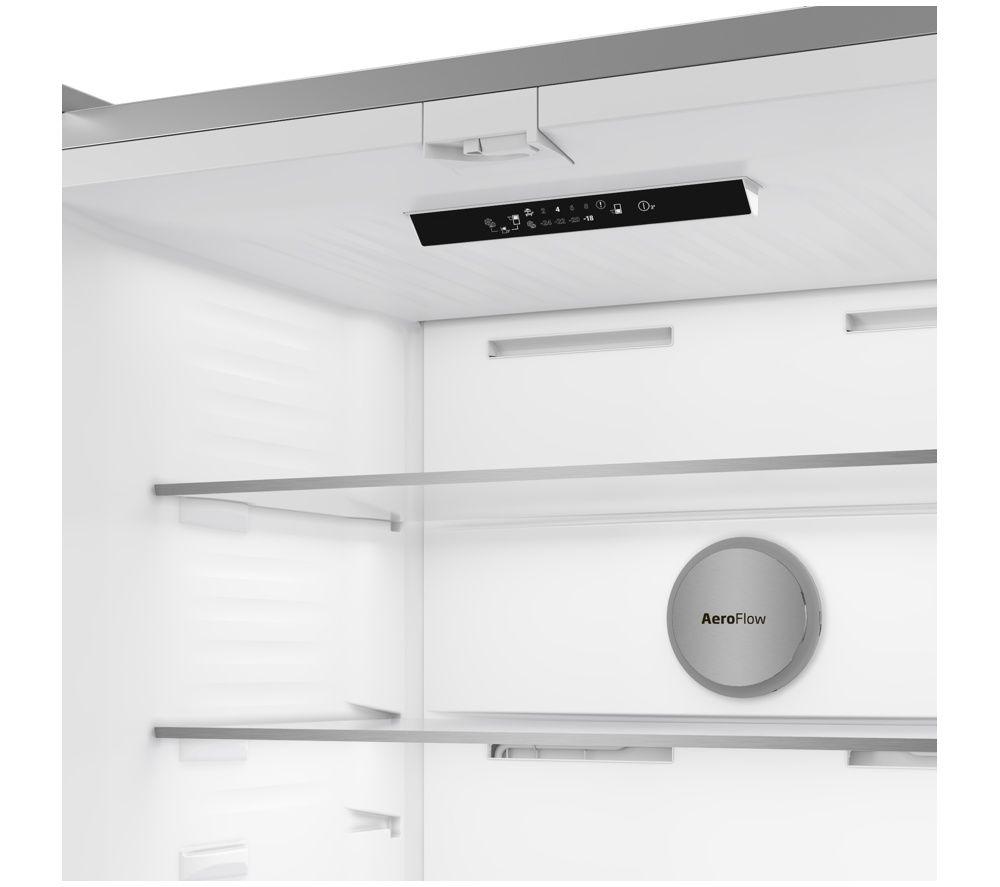 BEKO HarvestFresh AeroFlow GNE48510DVPX American-Style Fridge Freezer - Brushed Steel image number 12 of 26