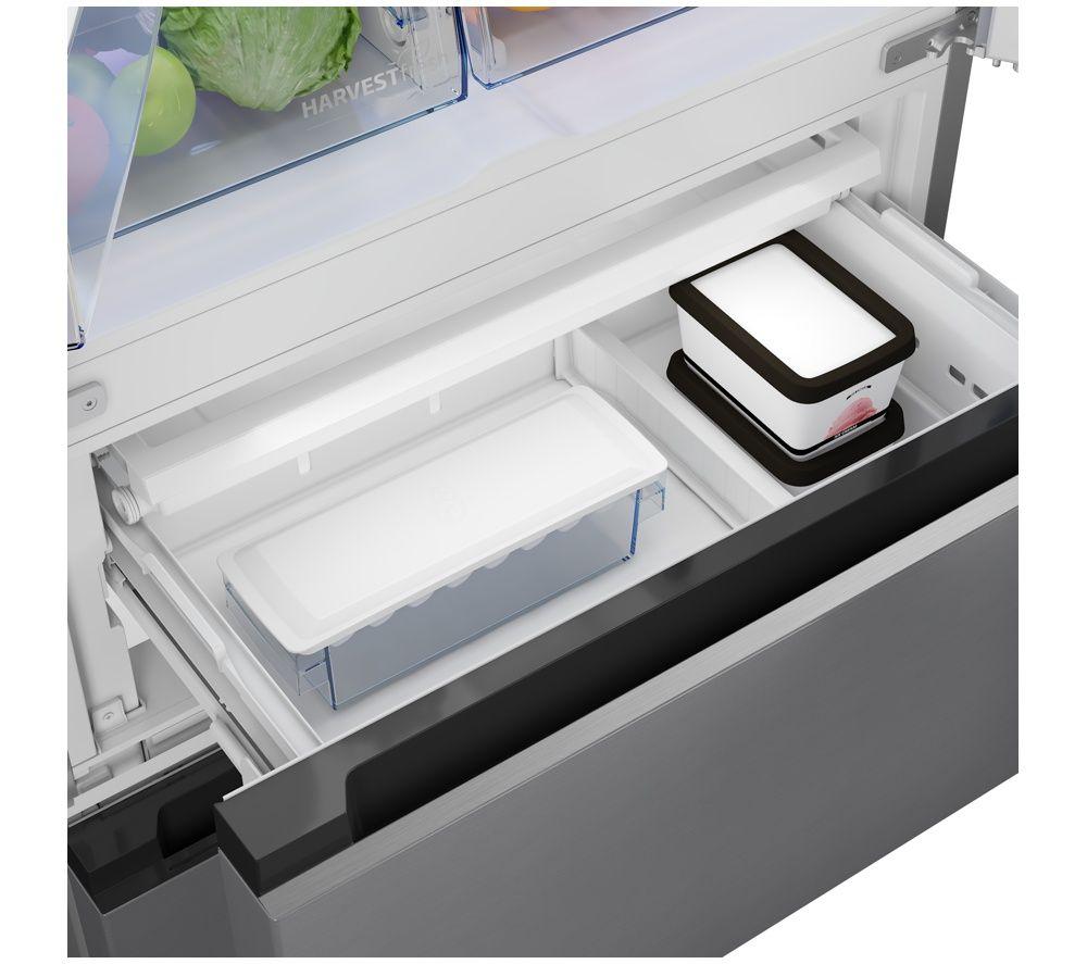 BEKO HarvestFresh AeroFlow GNE48510DVPX American-Style Fridge Freezer - Brushed Steel image number 16 of 26